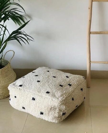 Wool Pouf