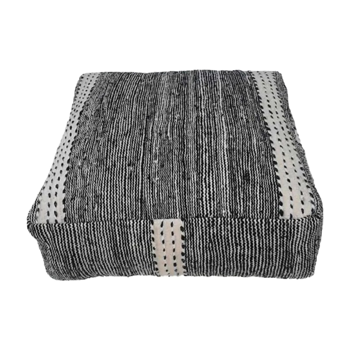 Vintage Moroccan Kilim Pouffe