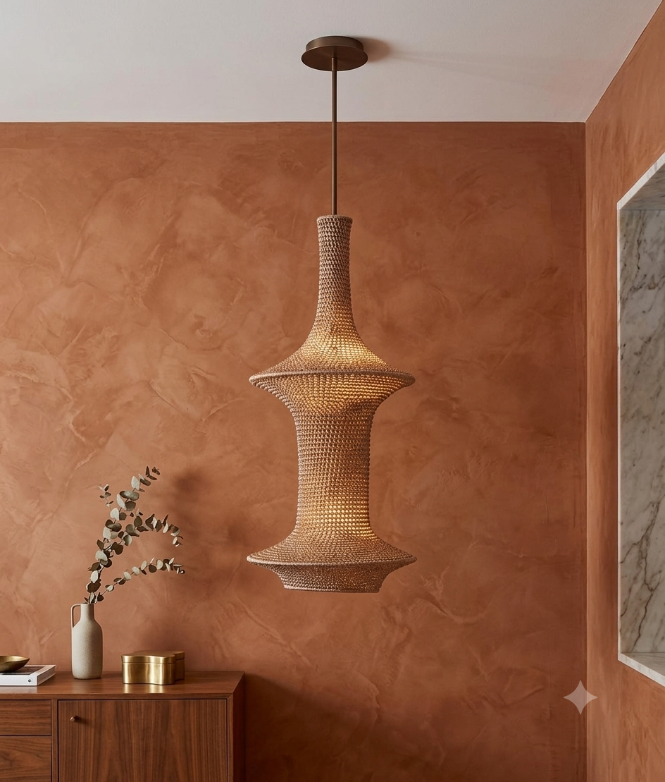 Joosh Large Handmade Chrochet Pendant Lamp