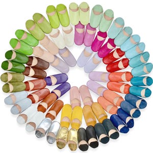 Babouches marocaines en cuir, peau de mouton, mules, cuir tanné naturellement