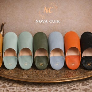 Slippers Women Moroccan Babouche Slippers handmade from soft Organic Leather Shoes Women Shoes House Slippers Leather Mules Gift Idea