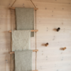Rustic Wooden Bathroom Towel Ladder