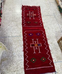 Alternative view of Moroccan Red Kilim Runner