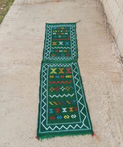 Moroccan Green Kilim Runner