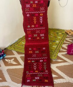Moroccan Red Kilim Runner