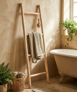Handmade Wooden Blanket Ladder